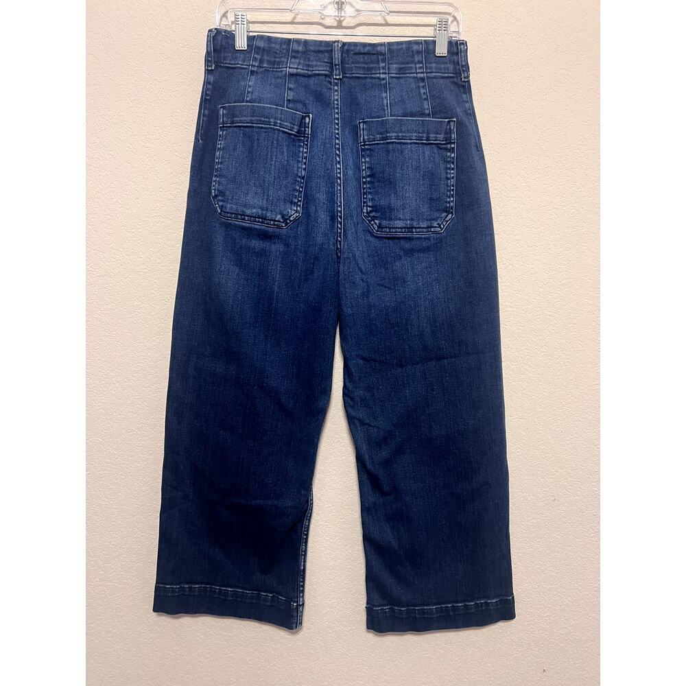 Pilcro & Letterpress The Skipper Wide Leg Jeans Size 30 - Picture 3 of 7